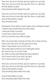Confrontation ain't nothin' new to me. Bradley Geiser On Twitter I Had A Bot Listen To All Star By Smash Mouth 100 000 Times And Then Write The Lyrics To All Star By Smash Mouth