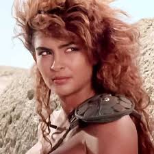 Jane Seymour as Princess Farah in SINBAD AND THE EYE OF THE TIGER (1977).  Sinbad's fairest belle? She's definitely a contender.