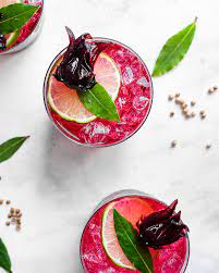 Strain tea into desired container, add sugar and orange slices and serve over. How To Make Hibiscus Syrup Nourished Kitchen