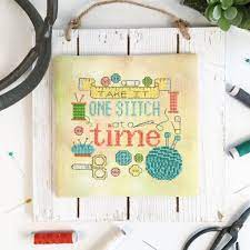 Funny cross stitch quotes piracy a valid career option. Modern Cross Stitch Quote One Stitch At A Time Pdf Chart Tiny Modernist Cross Stitch