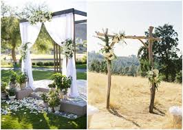 An arch is always round in shape but an arbor can come in different shapes. 29 Non Traditional Altars And Arches For An Outdoor Wedding Chicwedd