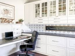 The largest collection of interior design and decorating ideas online, including kitchens and bathrooms. Built In Home Office Design Using Ikea Sektion Cabinets