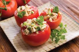 Tomates Crues Farcies Legeres Recette Legere Plat Et Recette Recette Tomates Farcies Recette Tomate Alimentation