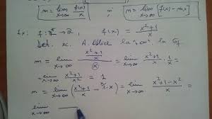 Rezultatul de nedeterminare infinit pe infinit se inlatura prin Asimptota Oblica Ecuatia Asimptotei Oblice Exercitii Rezolvate Videomeditatii