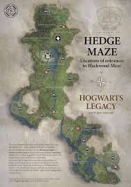 Hedge Maze in Hogwarts Legacy (Blackwood Maze)