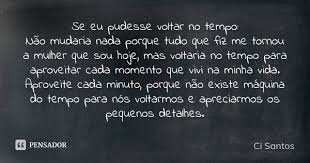 Se Eu Pudesse Voltar No Tempo Nao Ci Santos