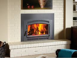 Gas fire installation is fairly simple, plus there's no hauling wood or cleaning ash! Large Flush Hybrid Fyre Wood Insert Arched The Fireplace Place