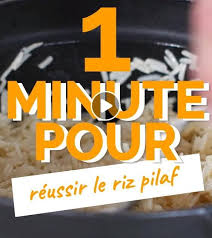 Comment Reussir Un Riz Pilaf Video Riz Pilaf Riz Cuisson Riz