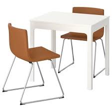 Melltorp Nilsove Table And 2 Chairs White Rattan White Ikea Desk And Chair Set Ikea Chair