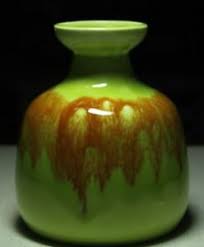 Vases are made from a variety of materials, ranging from glass and ceramics to wood and stoneware. Vintage Japanese Art Pottery Vase Tilso Lime Green Brown Drip Glaze Hand Painted Ebay