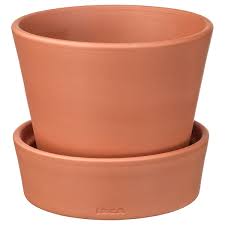 Suitable for outdoor use during summer months. Ingefara Plant Pot With Saucer Outdoor In Outdoor Terracotta 12 Cm Ikea Ireland