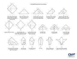 Bird Of Paradise Napkin Folding Instructions Crown Napkin Fold Napkin Folding Crown Napkin Easy Entertaining