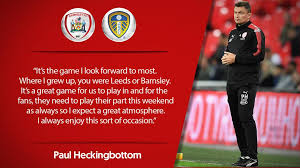 Get the latest news, updates, video and more on paul heckingbottom at tribal football. Quotes Paul Heckingbottom Barnsley Football Club Facebook