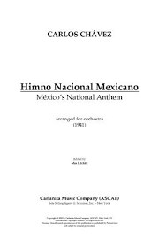 The anthem was first used in 1854. Chavez Himno Nacional Mexicano By Scoresondemand Issuu