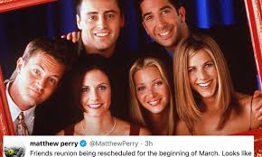 Matt leblanc and matthew perry. Matthew Perry Reveals That The Highly Anticipated Friends Reunion Special Will Film March 2021 Daily Mail Online
