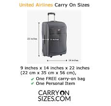 united carry on size weight fees