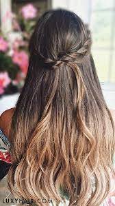 Twist Back Hairstyle Perfect For Spring Hair Extensions Best Luxy Hair Spring Hairstyles