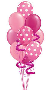 Beautiful Happy Birthday Flowers And Balloons Pink Balloons Pink Balloons Balloons Balloon Bouquet