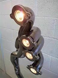 Engine Header Turned Into Spotlights For The Wall In 2020 Mobel Aus Autoteilen Autoteile Deko Beleuchtungsideen