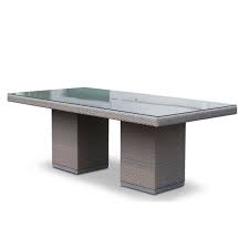 Below are the dimensions for 8 person dining tables. Skyline Pacific Rectangle Table Seats 8 Luxury Outdoor Living