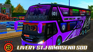 Share livery sdd double decker bus simulator indonesia (bussid) keren dengan kualitas jernih. Livery Bussid Bimasena Sdd Ori Stj Full Led Kabin Youtube