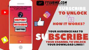 We basically lock links on subscribe button when your user will subscribe and watch your video for 1 minute then link will unlock. Login Ytsubme Com Subscribe To Unlock Bio Free Tool 2021