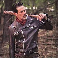 The Walking Dead Negan Biker Jacket Black Motorcycle Leather Jacket Negan Walking Dead The Walking Dead Fear The Walking Dead