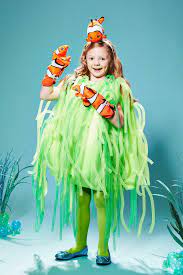 Sea Anemone Costume For Kids In 2020 Sea Creature Costume Little Mermaid Costumes Fish Costume Kids