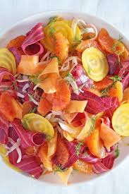 Salade D Ete Avec Betteraves Carottes Fenouil Et Orange Sanguine Cuisine Vegetarienne Recettes De Cuisine Bien Manger