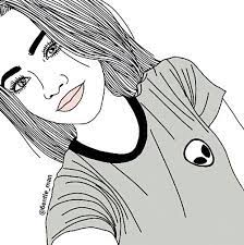 Imaginen Chicas Dibujos Tumblr Dibujos Dibujos Tumblr Para Colorear