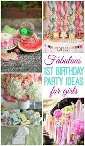 Birthday Theme Ideas For Baby Girls Baby Girl Turns One Design Dazzle 1st Birthday Party For Girls 1st Birthday Parties Birthday Theme