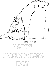 Groundhog day coloring pages it is not education only, but the fun also. Groundhog Color Sheet Coloring Home