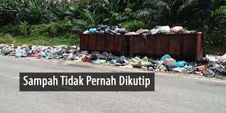 Azman b salim, head of sg. Kampung Lintang Di Sungai Siput Utara Dipenuhi Sampah