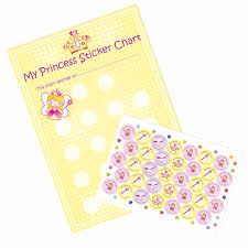 A4 Princess Reward Charts And Stickers