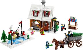 La Boulangerie Du Village Lego 10216 Lego Winter Lego Village De Noel Village Lego