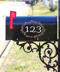 Mailbox decal, mailbox numbers, mailbox vinyl decals, vinyl decals, mailbox name decal, mailbox designs, custom mailbox decals nanascreations91 5 out of 5 stars (1,978) Mailbox Decal Address Numbers Door Numbers Floral Mailbox Colorful Mailbox Apartment Numbers Custom Mailbox Flower Mailbox Numbers Mailbox Decals Custom Mailboxes Mailbox Design