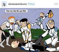Pin By Janva B On Captain Rex And Friends Star Wars Comics Funny Star Wars Memes Star Wars Clone Wars