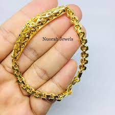 Design gelang emas terkini 2020. Cop 9 1 6 Rt Pisang Terbaru Rantai Tangan Emas Korea Exclusive Design Shopee Malaysia