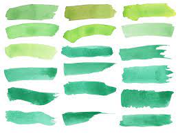 Download 18 Green Watercolor Brush Stroke Banner Png Transparent Onlygfx Com