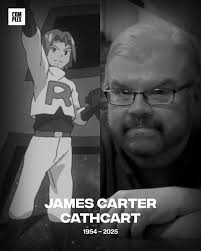 James Carter Cathcart, the voice of several popular 'POKEMON' characters,  died at the age of 71. May He Rest in Peace. 🕊️