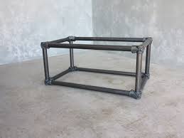 Lexington oyster bay pedestal end table. Bespoke Galvanised Steel Coffee Table Base