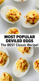 Deviled Eggs Most Popular Recipe In 2020 Thanksgiving Cooking Recipes Devilled Eggs Recipe Best
