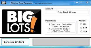 If you have a big lots gift card and want to know the current balance, then you have come to the right place! Big Lots Gift Card Generator Gift Card Generator Free Gift Card Generator Gift Card