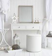 Or use a black wall color to create drama in a bedroom. New England White Dressing Table With Drawers And Silver Or Black Handles The White Lighthouse Bedroom Furniture