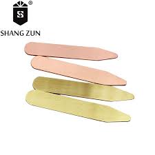 Shang Zun High Quality Copper Brass Collar Stays Bones Stiffeners 2 Colors For Business Formal Shirt Collar In 2020 Collar Stays Brass Collar Business Formal