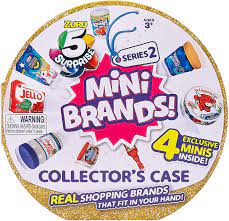 Every case has 2 mystery mini brands hiding inside, which mini will you unbox? Amazon Com 5 Surprise Mini Brands Collector S Case Series 2 Comes With 4 Exclusive Minis 4 Exclusive Minis By Zuru 7785 Toys Games