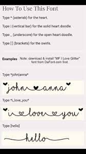 Font with heart tail dafont. Mf I Love Glitter Font From Dafont Com Cricut Fonts I Love Glitter Font Cricut Projects Vinyl