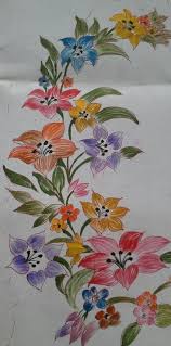See more ideas about fabric painting, painting, painting tutorial. Dry Stroke Fabric Colour Painting Fabric Painting Fabric Paint Designs