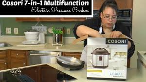We've been testing electric pressure cookers since 2016 and think a classic model remains the best for the price. Cosori 7 In 1 Electric Pressure Cooker Unboxing Multifunction Pressure Cooker Amy Learns To Cook Youtube