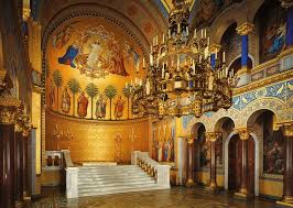 Postcard Neuschwanstein Throne Room Neuschwanstein Castle Castle Germany Castles